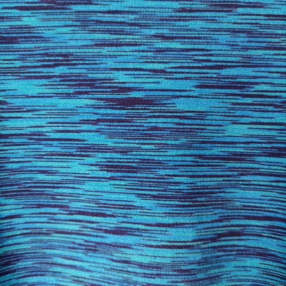 Ingrid + Isabel Static Teal Ruched Long Sleeve Bodycon Maternity Dress Sz M - Picture 4 of 9